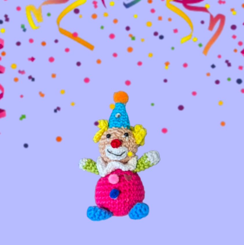 Häkelanleitung Clown klein